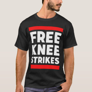 T-shirt Coups de Genou Gratuits Combattant de MMA Jiu Jits