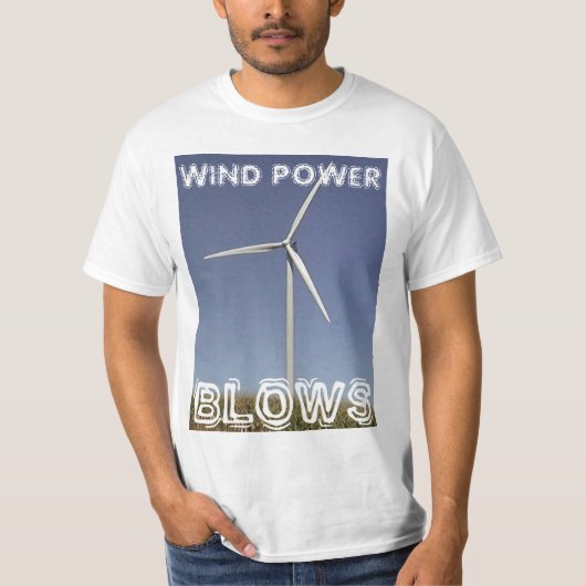 T-SHIRT COUPS D'ÉNERGIE ÉOLIENNE (Devant)