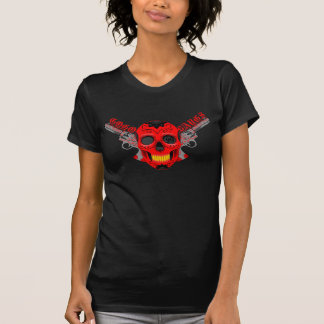 T-shirt Coups GoGo noirs et chemise rouge