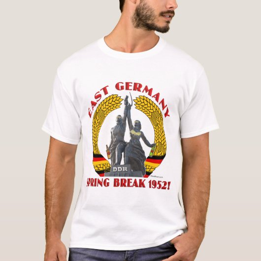 T-shirt Coupure de ressort de l'Allemagne de l'Est 1952 (Devant)