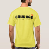 T-shirt COURAGE (Dos)