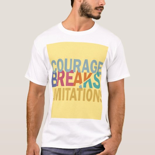 T-shirt Courage (Devant)
