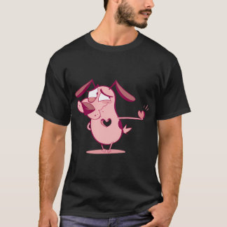 T-shirt Courage Chien Cowardly