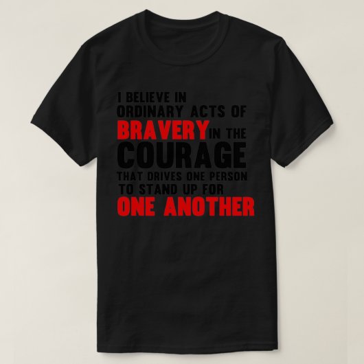 T-SHIRT COURAGE DIVERGENT (Design devant)