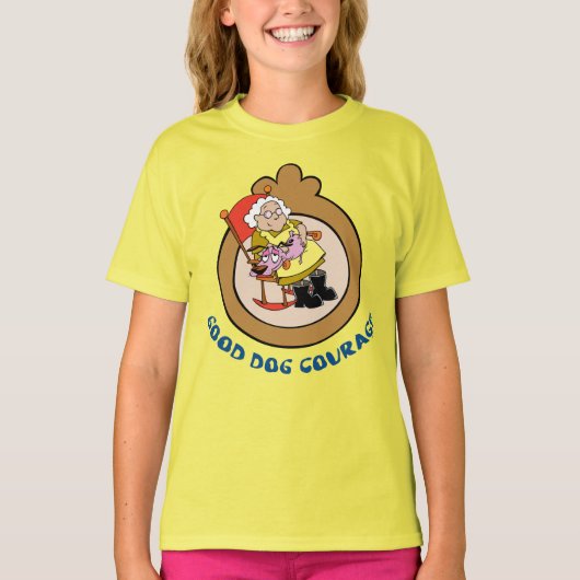 T-shirt Courage du chien lâché | Good Dog Courage (Devant)