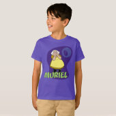 T-shirt Courage du chien lâché | Muriel Graphic (Devant entier)
