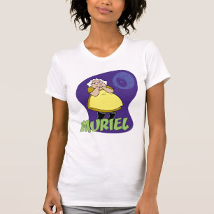 T-shirt Courage du chien lâché   Muriel Graphic