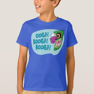 T-shirt Courage du chien lâché Ooga Booga Booga Booga !