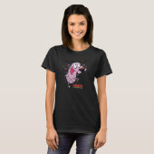 T-shirt Courage le chien froussard Éclairage de Noël Wrap (Devant entier)