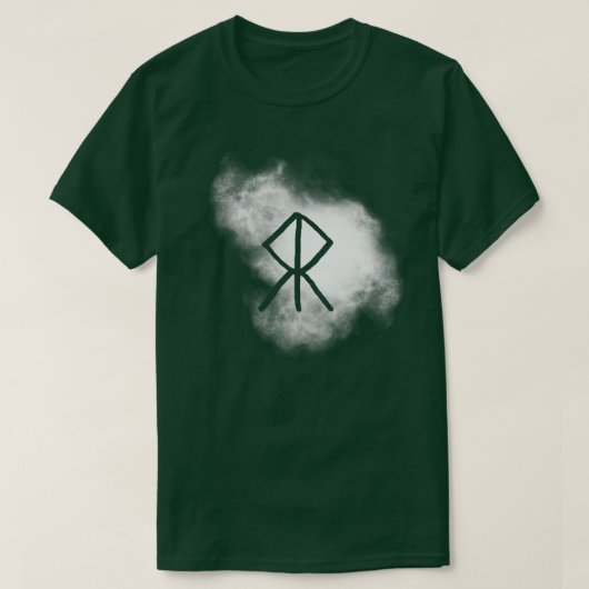 T-shirt Courage Rune viking (Design devant)