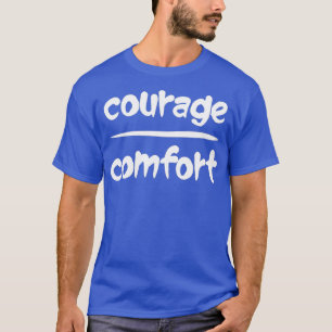 T-shirt Courage Sur Confort Math Pun Optimitic Slogan T