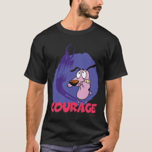 T-shirt Courage the Cowardly Dog Shadow Graphic