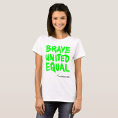 T-shirt Courageux (Devant entier)