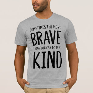 T-shirt Courageux et du genre