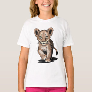 T-shirt Courageux Petits Lions Cub Enfants