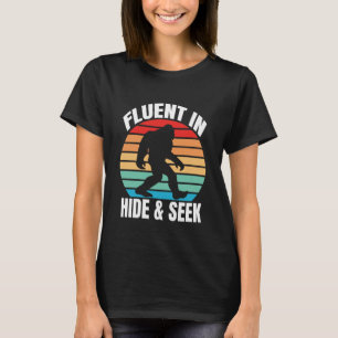 T-shirt Courant à cache-cache drôle Bigfoot