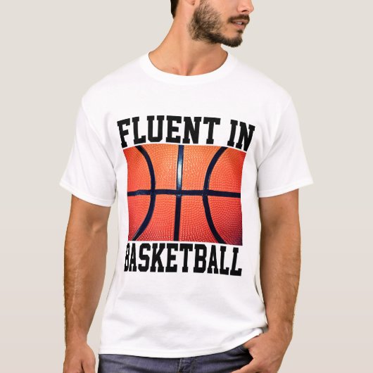 T-shirt Courant en basket-ball Basket-ball drôle (Devant)