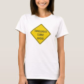 T-shirt Courbe dangereuse devant les adolescentes (Devant)