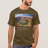 T-shirt Courbe du fer à cheval (Devant)