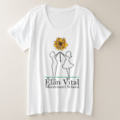 T-shirt Courbe féminine EVM (Design devant)