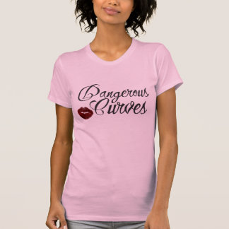 T-shirt Courbes dangereuses - pièce en t de dames