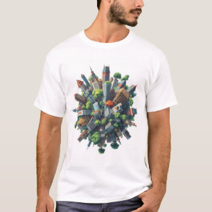 T-shirt Courbure de la Terre