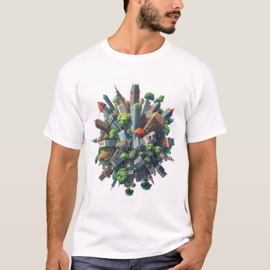 T-shirt Courbure de la Terre (Devant)