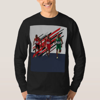 T-shirt Coure vite. Rêve grand. Termine fort