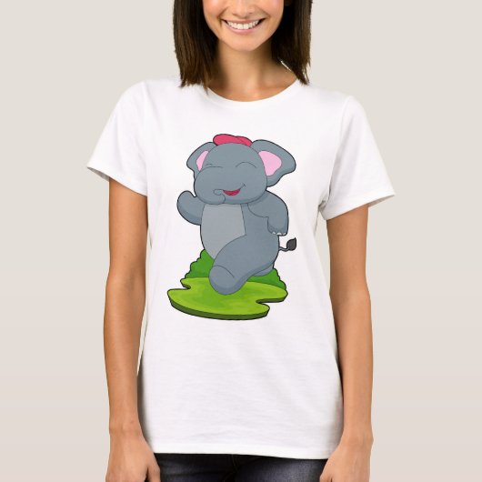 T-shirt Coureur à pied éléphant (Devant)