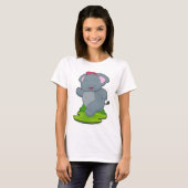 T-shirt Coureur à pied éléphant (Devant entier)