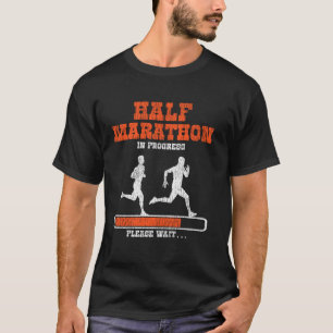 T-shirt Coureur à pied semi-marathon vintage semi-marathon