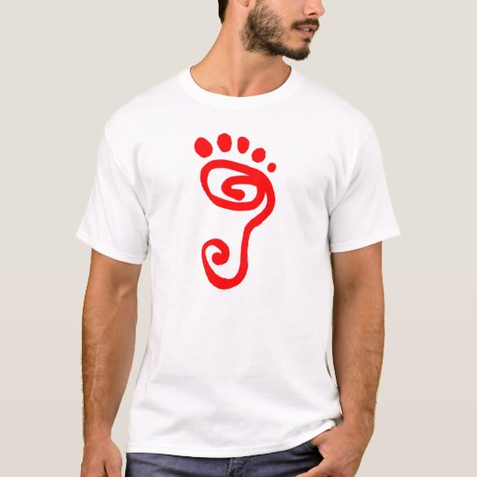 T-shirt Coureur aux pieds nus (Devant)
