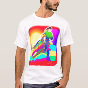 T-shirt Coureur coloré de baril
