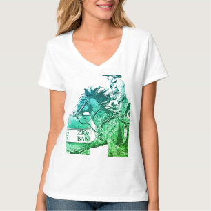 T-shirt Coureur de baril II (sarcelle d'hiver/vert)