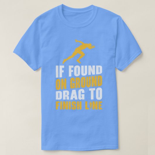 T-shirt Coureur de course Jogging 1 (Design devant)