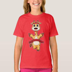 T-shirt Coureur de girafe sport