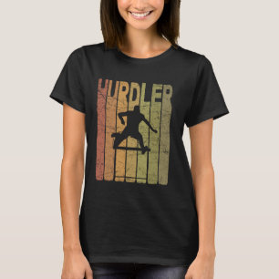 T-shirt Coureur de haies Haies vintage Haie rétro Coureur