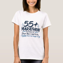 Coureur de marathon 55+ plus lent mais plus loin