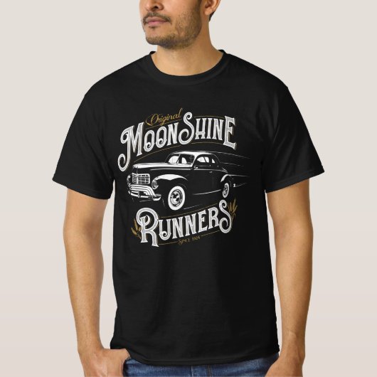 T-shirt Coureur de Moonshine (Devant)