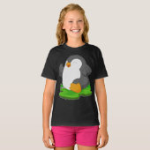 T-shirt Coureur de pingouins faisant du sport (Devant entier)