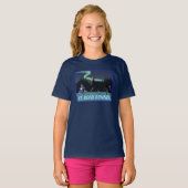T-shirt Coureur de route sur glace (Devant entier)