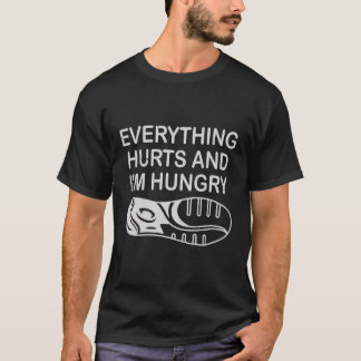T-shirt Coureur Drôle Courir Tout Fait Mal Et Je Suis Accr
