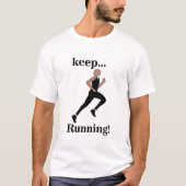 T-shirt Coureur en course (Devant)
