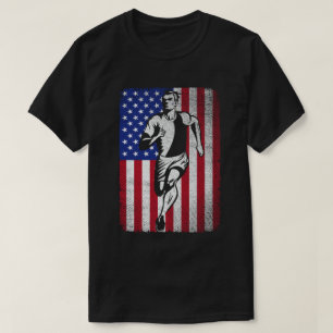 T-shirt Coureur et Joggers du drapeau américain