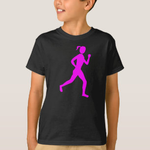 T-shirt Coureur (Femme) - Magenta