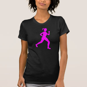 T-shirt Coureur (Femme) - Magenta