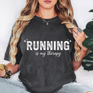 T-shirt Coureur Floral Cadeau Thérapeutique