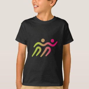 T-shirt Coureur garçon avec filles