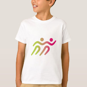T-shirt Coureur garçon avec filles
