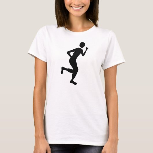 T-shirt Coureur (Homme) - Noir (Devant)